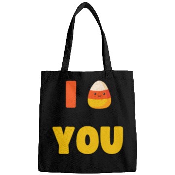 Discover CUTE HALLOWEEN LAZY COSTUME I CANDY CORN YOU Bags