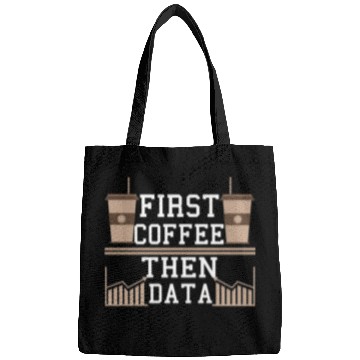 Discover Programmer Gift Frist Coffee Then Data Computer Bags