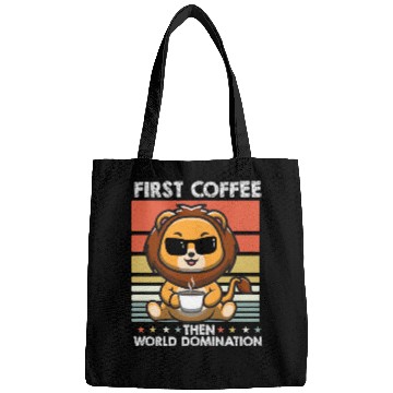 Discover Lion Sunglasses Coffee Bags