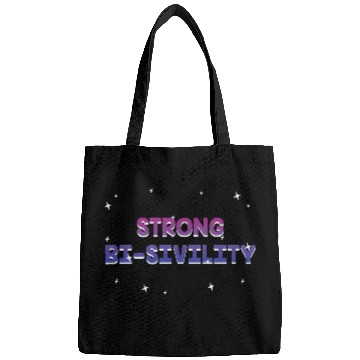 Discover Strong Bisivility Bisexual LGBTQ Bi Pride LGBT Bags