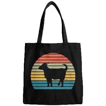 Discover Goat Lover Gift Funny Retro Vintage Farm Bags