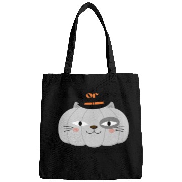 Discover cat pumpkin Bags