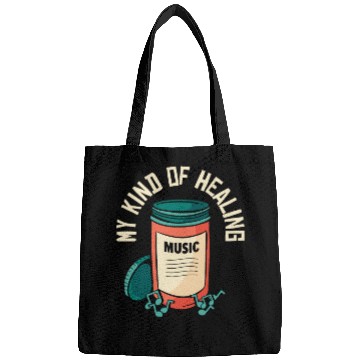 Discover Music Pills Musician Notes Lover Healing Bags