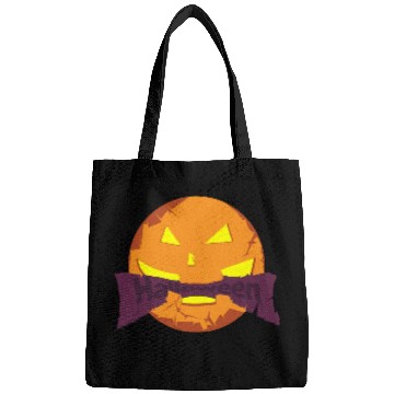 Discover Ikon haloween kartun warna orange Bags