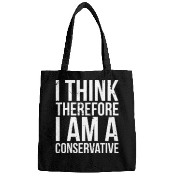 Discover I Think Therefore I Am Conservative Political Stat Bags