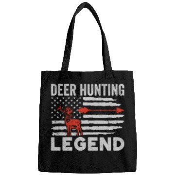 Discover Deer Hunting Legend American Flag Bags