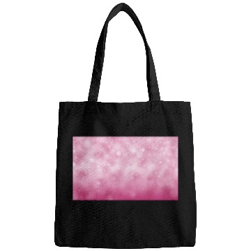 Discover Pink Bokeh Christmas Snowflakes Bags