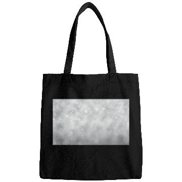 Discover Grey Bokeh Christmas Snowflakes Bags