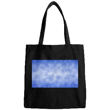 Discover Blue Christmas Snowflakes Bokeh Winter Bags