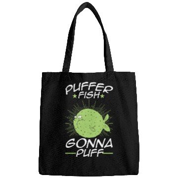 Discover Funny Blowfish Lover Balloonfish Puffer Fish Bags