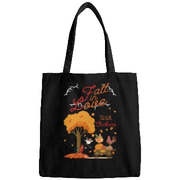 Discover Women Fall Chicken Lover Autumn Bags