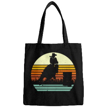Discover Barrel Racing Retro Sun Style Bags