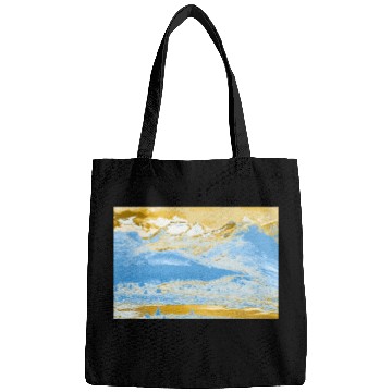Discover Golden Blue Mountain Lake Bags