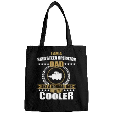 Discover Funny Skid Steer Operator Dad Bags