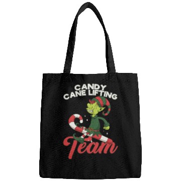 Discover Candy Cane Candy Cane Lifting Team Elf Bags