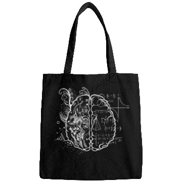 Discover Art Teacher Brain, Math Teacher Bags