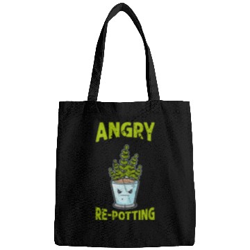 Discover I'm not angry, I just need re-potting. - botanical Bags