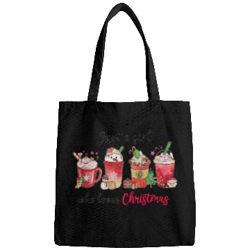 Discover Just A Girl Who Love Christmas | Christmas Coffee Bags