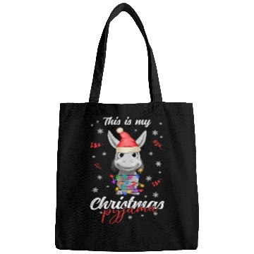 Discover Winter Christmas Pyjama Donkey Bags