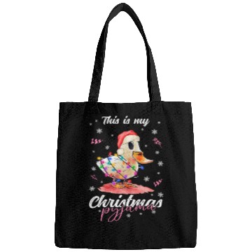 Discover Winter Christmas Pyjama Duck Bags