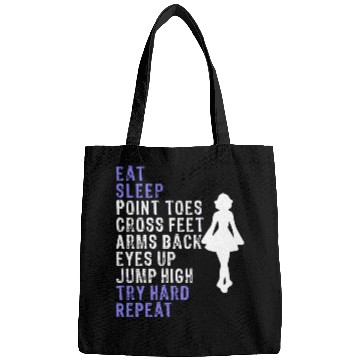 Discover Best Funny Eat Sleep Irish Dance Girls Bags