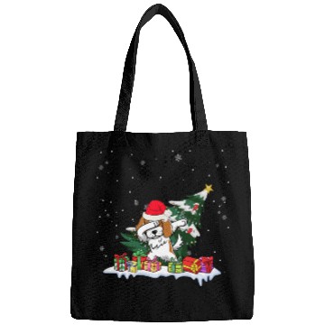 Discover Saint Bernard Christmas Dabbing Santa Xmas Pajama Bags