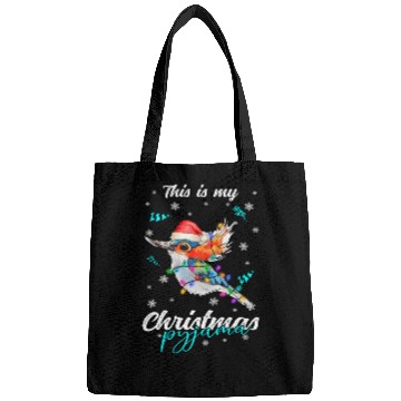 Discover Winter Christmas Pyjama Hummingbird Bags