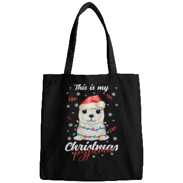 Discover Winter Christmas Pyjama Seal Bags