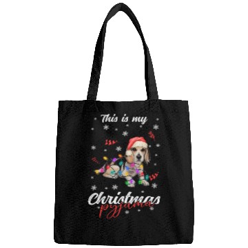 Discover Winter Christmas Pyjama Beagle Bags