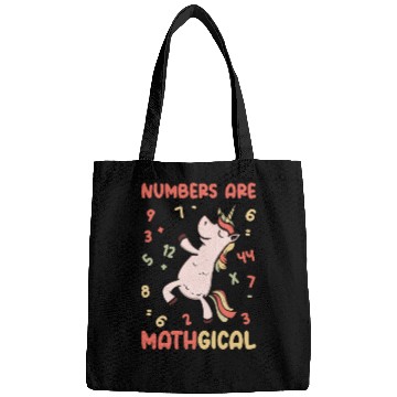 Discover Math Number Lovers Mathematics Unicorn Teacher Bags
