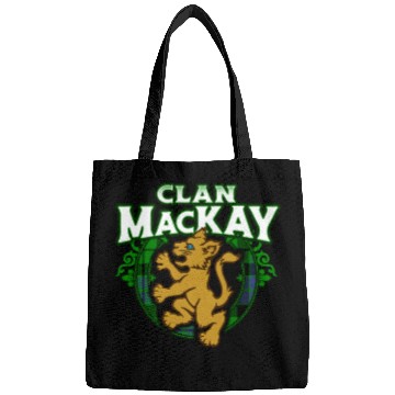 Discover Clan MacKay Cute Baby Lion Rampant Kitten Bags
