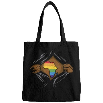 Discover Juneteenth LGBT Pride Flag Rainbow Black Melanin Bags