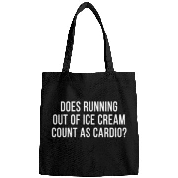 Discover Funny Ice Cream Fan Anti Workout Exercise Gym Bags