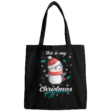 Discover Winter Christmas Pyjama Penguin Bags