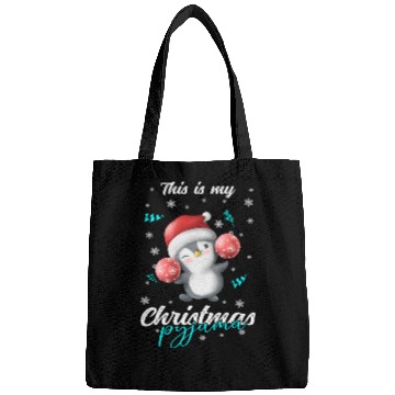 Discover Winter Christmas Pyjama Penguin Bags