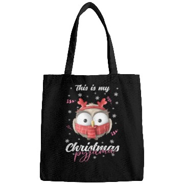 Discover Winter Christmas Pyjama Owl Bags