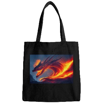 Discover Flaming Dragon Bags
