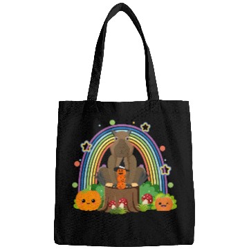 Discover Capybara with a pumpkin Bags