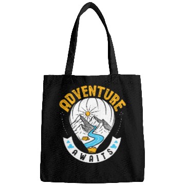 Discover Adventure Awaits Hot Air Balloon Thrill Seeker Bags
