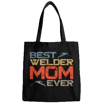 Discover Welder Welding Mom Mother Vintage Bags