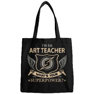 Discover Art Teacher Bags - Superpower Job Gift Item Bags