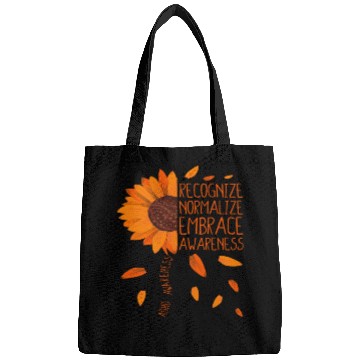 Discover ADHD Awareness Sunflower Embrace Neurodiversity Bags