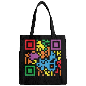 Discover LBGT Flag Gay Pride Human QR Code Bags