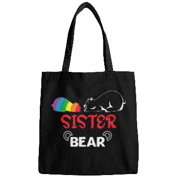Discover LBGT Flag Gay Pride Human Sister Bear Bags