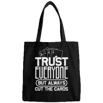 Discover Trust Everyone But Always Cut The Cards, Poker Bags