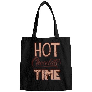 Discover Cute winter quotes - hot chocolate time Bags