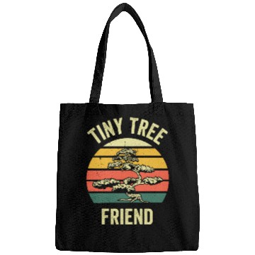 Discover Bonsai Tiny Tree Gift Funny Planting Retro Gift Bags