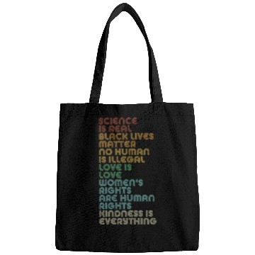 Discover Vintage, Retro Science Is Real, Black Lives Matter Bags