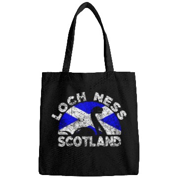 Discover Distressed Loch Ness Monster Scotland Flag Bags