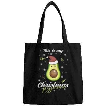 Discover Winter Christmas Pyjama Avocado Bags